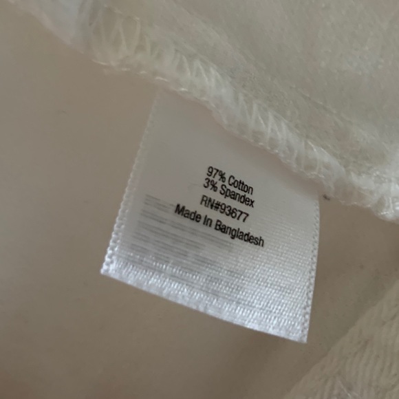 a.n.a. White Button Down Jean Jacket - Picture 7 of 9